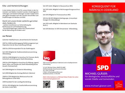 Personenflyer Außenansicht